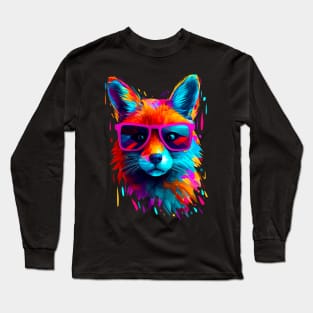 Fox in sunglasses Long Sleeve T-Shirt